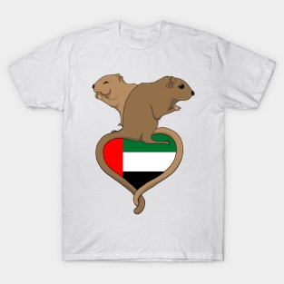 Gerbil United Arab Emirates UAE (dark) T-Shirt